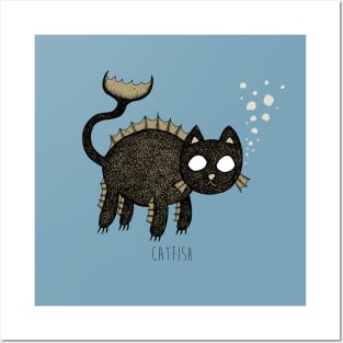 Cat Fish Posters and Art